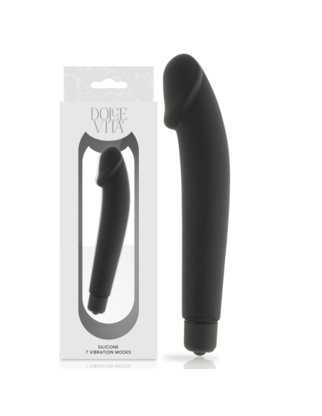 DOLCE VITA - REALISTIC BLACK SILICONE