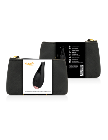 COQUETTE CHIC DESIRE - KLITORIALINIS STIMULIatorius JUODA - AUKSINĖ GĖLĖ