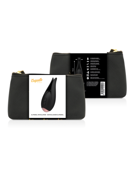 COQUETTE CHIC DESIRE - KLITORIALINIS STIMULIatorius JUODA - AUKSINĖ GĖLĖ