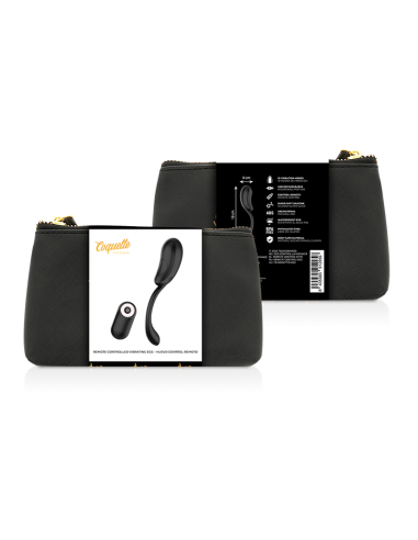 COQUETTE CHIC DESIRE - VIBRATING EGG REMOTE CONTROL RECHARGEABLE BLACK- GOLD