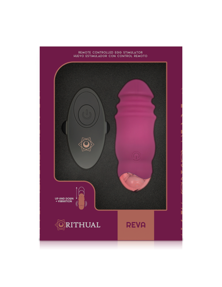 RITHUAL - REVA EGG NUOTOLINIO VALDYMO PULSAS UPandDOWN VIBRACIJOS SISTEMAI