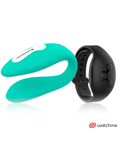 WEARWATCH - DUAL TECHNOLOGY VIBRATOR WATCHME AQUAMARINE - JET