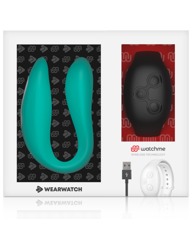 WEARWATCH - DUAL TECHNOLOGY VIBRATOR WATCHME AQUAMARINE - JET