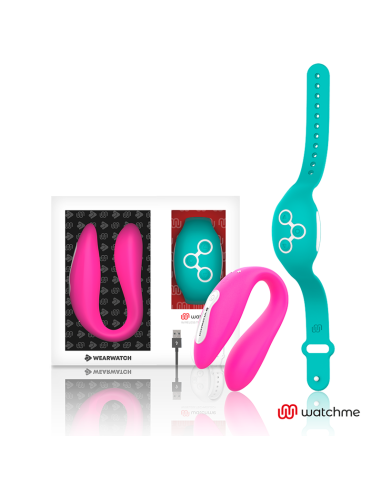 WEARWATCH - DUAL TECHNOLOGY WATCHME VIBRATOR FUCHSIA - SEAWATER