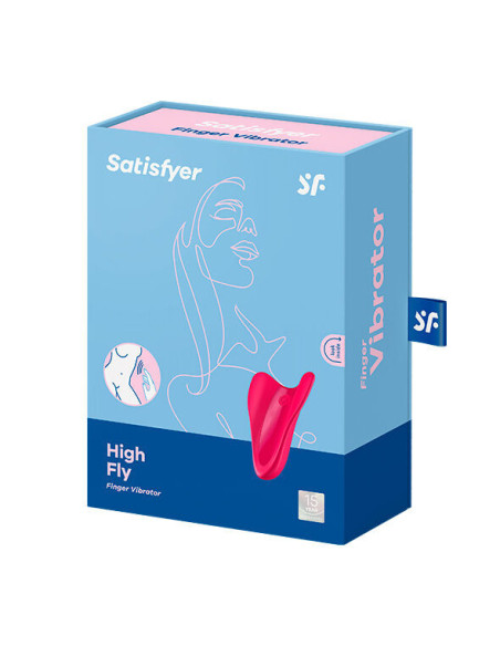 SATISFYER - HIGH FLY FINGER VIBRATOR FUCHSIA