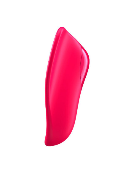 SATISFYER - AUKŠTAI SKRIEJANTIS PIRŠTŲ VIBRATORIUS FUKSIJOS SPALVOS