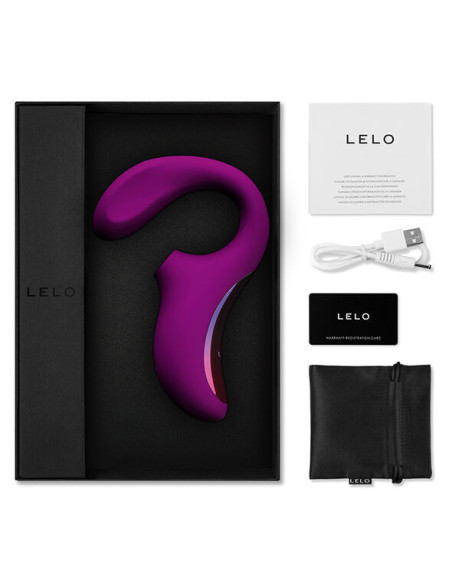 LELO - ENIGMA DOUBLE SUCTION STIMULATION PURPLE MASSAGER