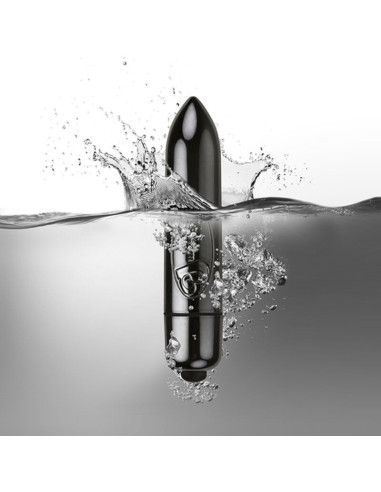 ROCKS-OFF - VIBRATING BULLET RO-80MM MIDNIGHT METAL