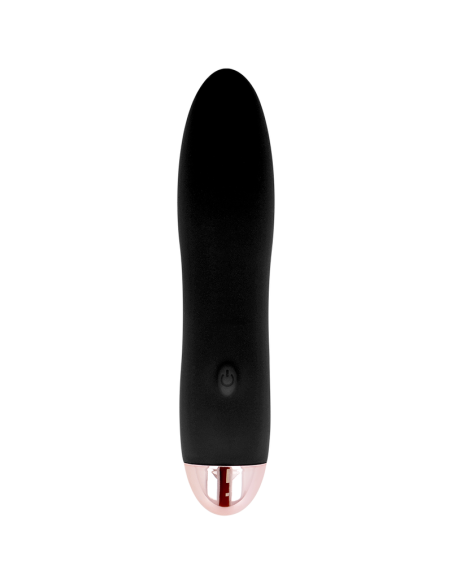 DOLCE VITA - RECHARGEABLE VIBRATOR FOUR BLACK 7 SPEEDS