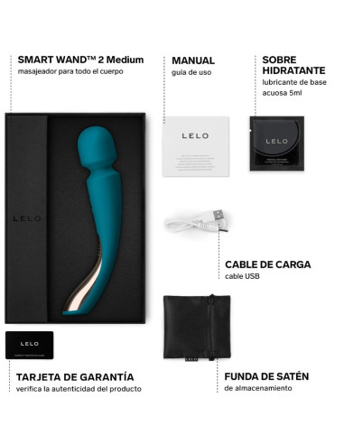 LELO - SMART MEDIUM WAND 2 OCEAN BLUE MASSAGER