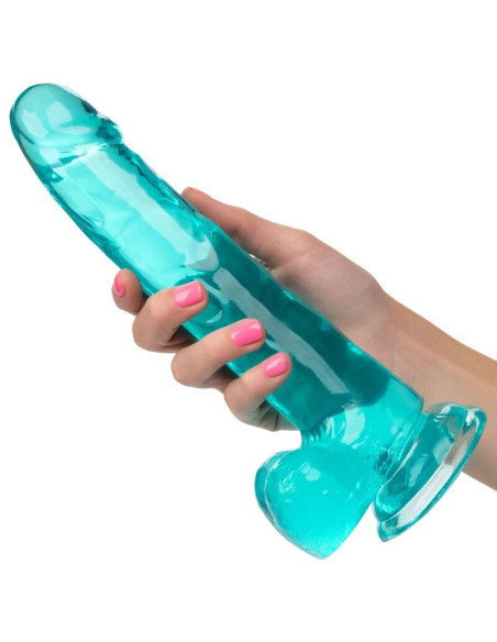 CALEXOTICS - SIZE QUEEN DILDO BLUE 20.3 CM