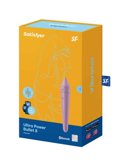 SATISFYER - ULTRA POWER BULLET 8 LILAC