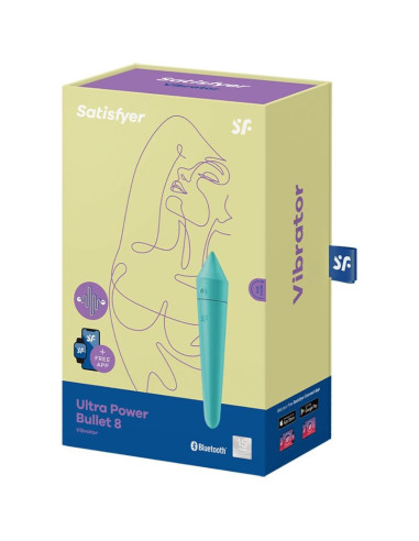 SATISFYER - ULTRA POWER BULLET 8 TURQUOISE