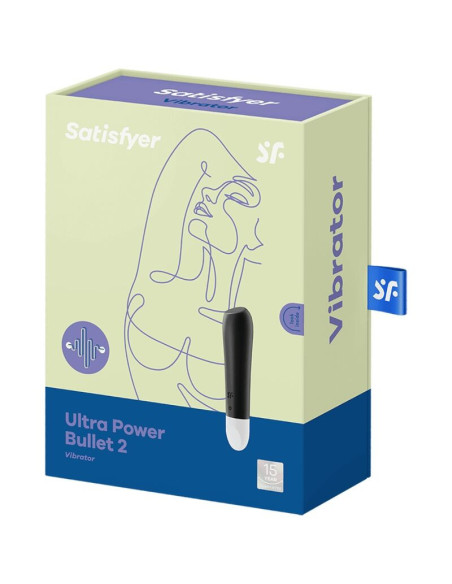 SATISFYER - ULTRA POWER BULLET 2 BLACK