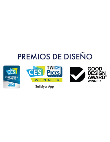 SATISFYER - TWIRLING JOY CLIT TIP VIBRATOR WHITE