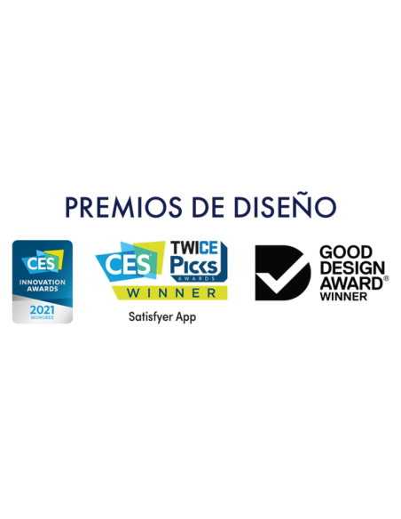 SATISFYER - SUKAMOSIOS DŽIAUGSMO KLITORIAUS VIBRATORIUS, BALTASIS