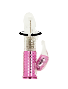 OHMAMA - VIBRATOR WITH ROTATION FUNCTION AND CLITORIS STIMULATOR