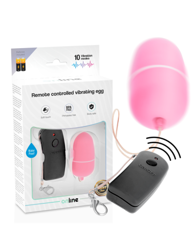 ONLINE - REMOTE CONTROLLED VIBRATING EGG PINK