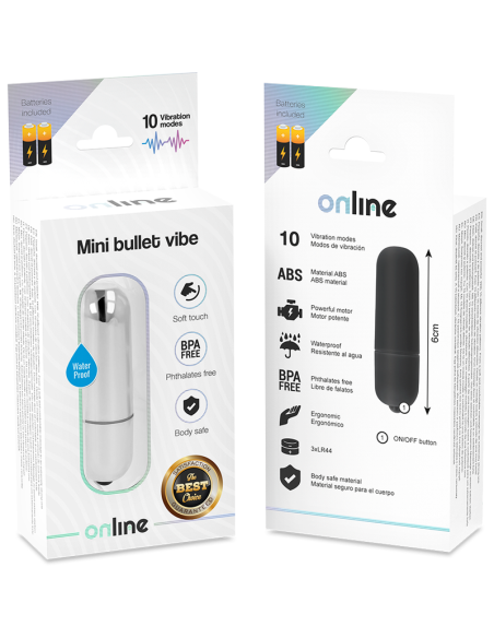 ONLINE – MINI KULKINĖ VIBRUOTA SIDABRINĖ