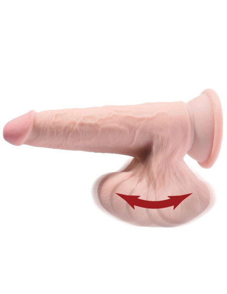 KING COCK - PLUS 3D DILDO SUPAMOJANTYS KAMUOLIAI 12,7 CM