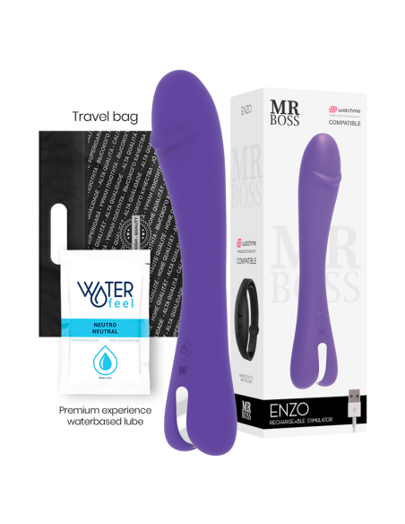 MR BOSS - ENZO VIBRATOR WATCHME WIRELESS TECHONOLOGY COMPATIBLE