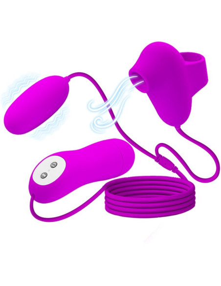 PRETTY LOVE - VIBRATING BULLET AND SUCTION CUP