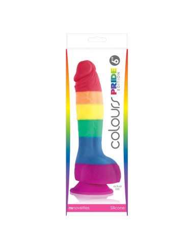 PRIDE - LGBT VĖLIAVOS DILDO 15 CM