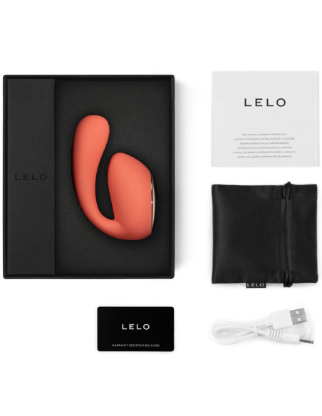 LELO - IDA WAVE CORAL COUPLES MASSAGER