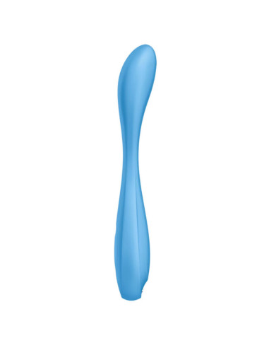 SATISFYER – G-SPOT FLEX 4“ DAŽNIASIS VIBRATORIUS, MĖLYNAS