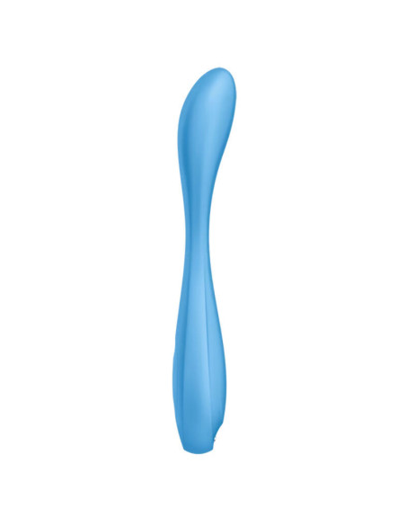 SATISFYER – G-SPOT FLEX 4“ DAŽNIASIS VIBRATORIUS, MĖLYNAS