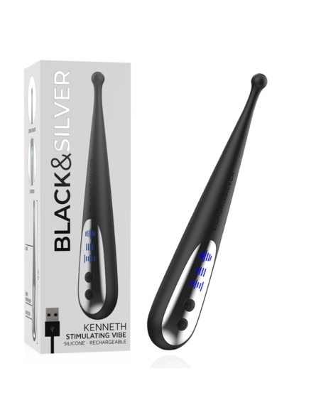 BLACKandSILVER - KENNETH STIMULIATORIUS VIBRACIJOS