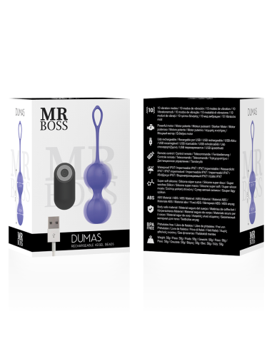 MR BOSS - DUMAS VIBRATING KEGEL BEADS REMOTE CONTROL