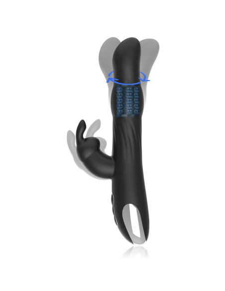 BRILLY GLAM- MOEBIUS RABBIT VIBRATOR and ROTATOR COMPATIBLE WITH WATCHME WIRELESS TECHNOLOGY