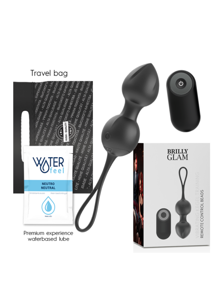 BRILLY GLAM - VIBRATING KEGEL BEADS REMOTE CONTROL