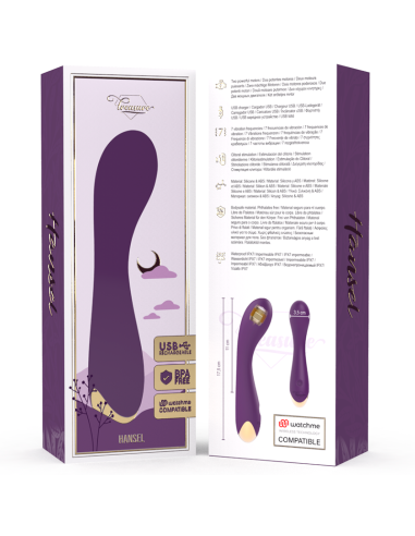 TREASURE - HANSEL G-SPOT VIBRATORIUS WATCHME SUDERINAMAS SU BELAIDE TECHNOLOGIJA
