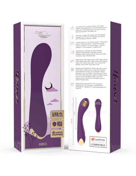 TREASURE - HANSEL G-SPOT VIBRATOR WATCHME WIRELESS TECHNOLOGY COMPATIBLE