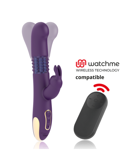 TREASURE - BASTIAN RABBIT UP and DOWN, ROTATOR and VIBRATOR COMPATIBLE WITH WATCHME WIRELESS TECHNOLOGY
