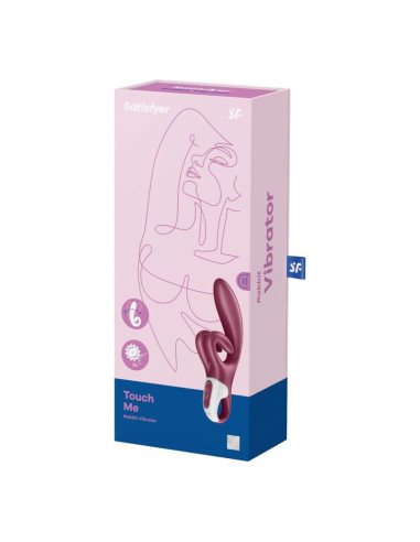 SATISFYER - TOUCH ME RABBIT VIBRATION RED