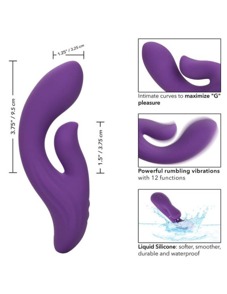 CALEXOTICS - STELLA DUAL PLEASER VIOLET