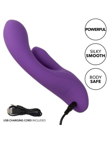 CALEXOTICS - STELLA DUAL PLEASER VIOLET