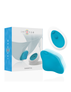 INTENSE - SAMANTHA PANTIE REMOTE CONTROL BLUE