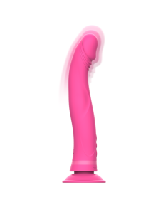 INTENSE - MICHELANGELO PINK SILICONE VIBRATOR DILDO 2