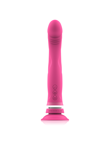 INTENSE - MICHELANGELO PINK SILICONE VIBRATOR DILDO