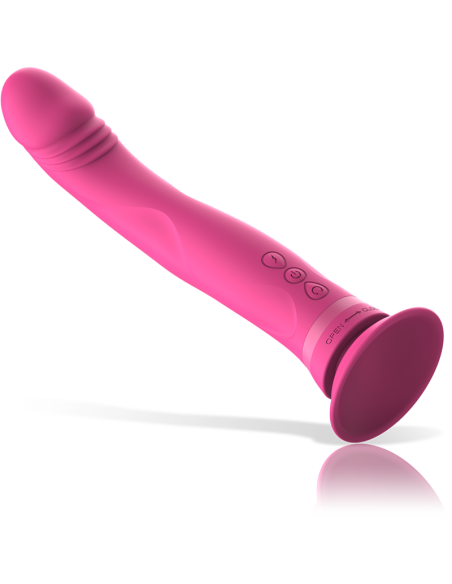 INTENSE - MICHELANGELO PINK SILICONE VIBRATOR DILDO