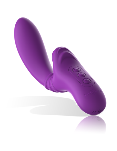 INTENSE - HARRY FLEXIBLE VIBRATOR WITH PURPLE TONGUE