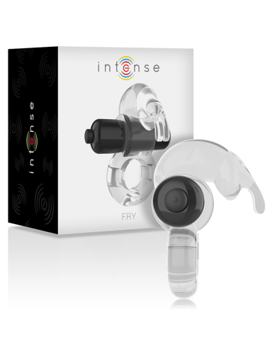 INTENSE - SKAIDRUS VIBRUOJAMAS ŽIEDAS KEPIMUI