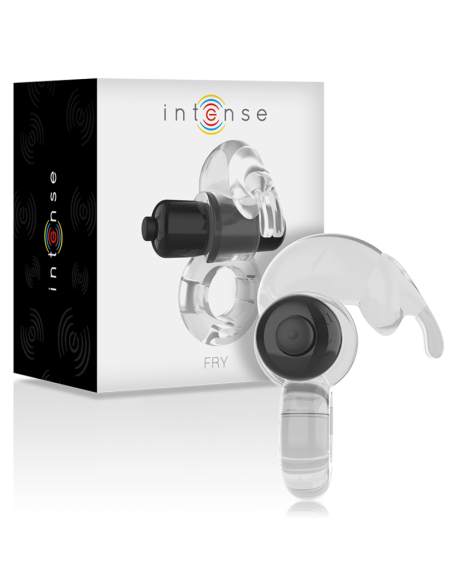 INTENSE - SKAIDRUS VIBRUOJAMAS ŽIEDAS KEPIMUI