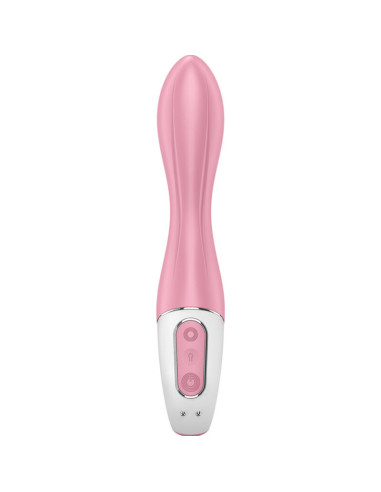 SATISFYER - VIBRUOJAMAS PŪSTO POMPOS POMPOS 2 ROŽINIAI
