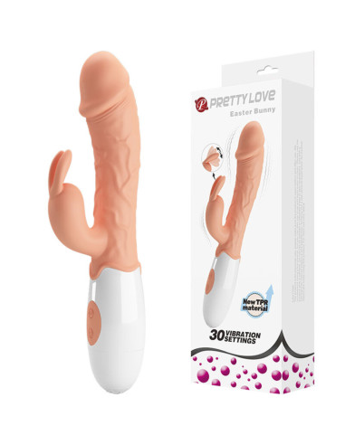 PRETTY LOVE - EASTER BUNNY VIBRATOR WITH STIMULATOR