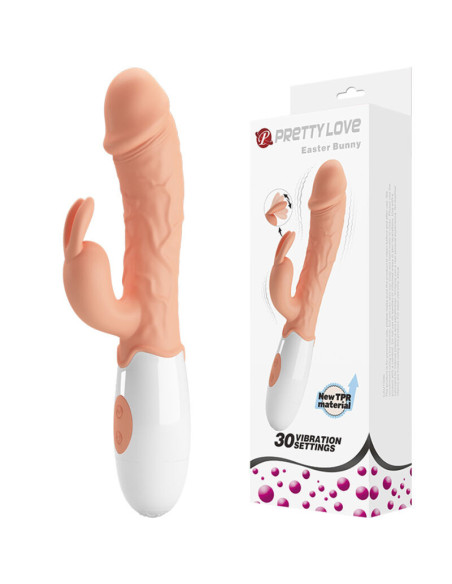 PRETTY LOVE - EASTER BUNNY VIBRATOR WITH STIMULATOR